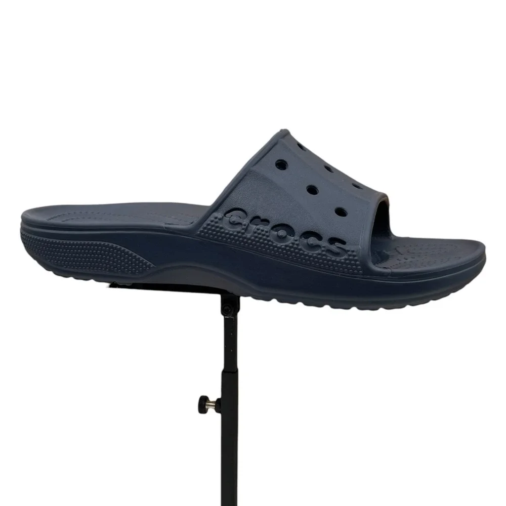 Crocs Baya Men's‎ Slide Sandals Size 11 Navy Blue Lightweight Water Friendly